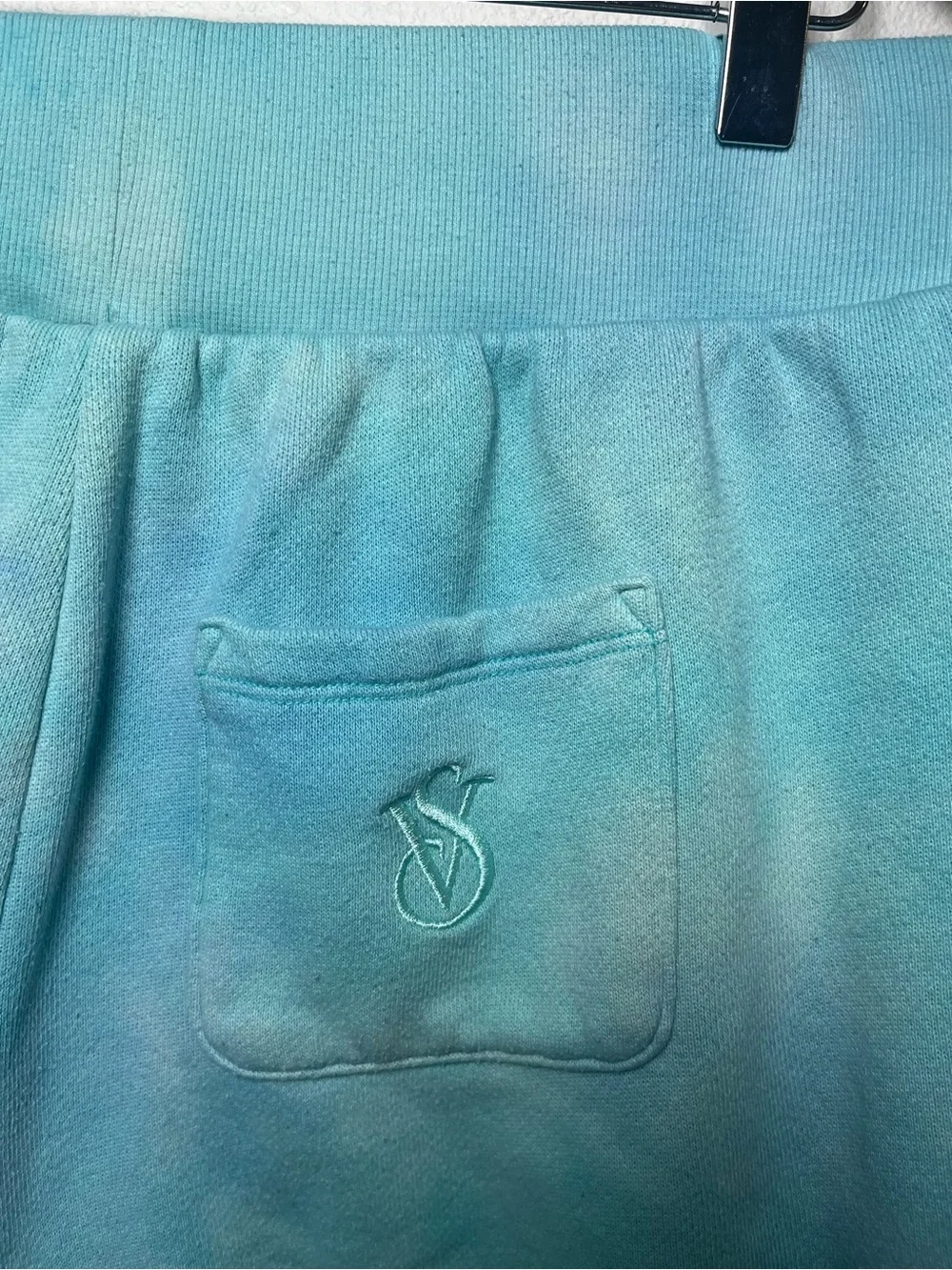 Victoria's Secret Turquoise Tie-Dye Athletic Pull-On Shorts